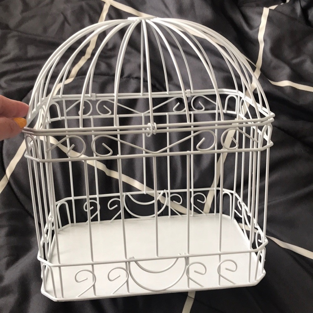 Birdcage card holder